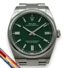 Rolex — Rolex Oyster Perpetual 36 126000 Green Stainless Steel — Watch — resale