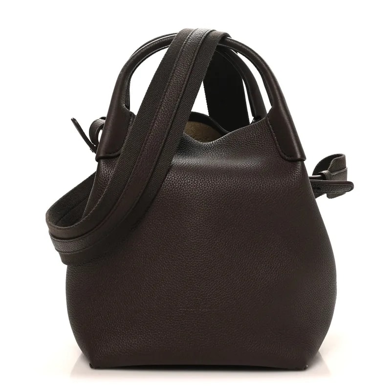 Loro Piana — Grained Micro Bale Dark — Handbag — resale