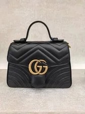 Gucci — Gucci GG Marmont Chevron Mini Flap — Handbag — resale