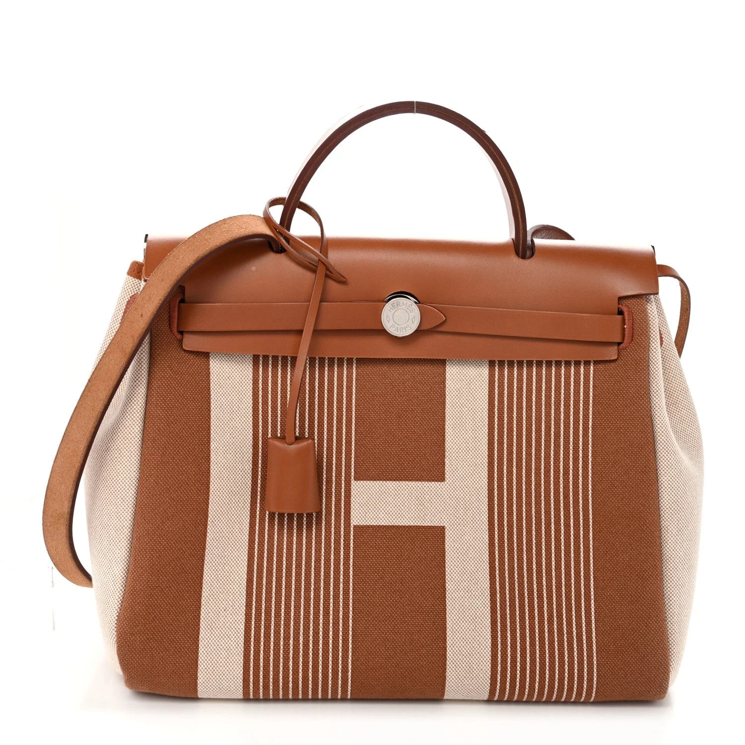 Hermès — Vibration Herbag Zip Retourne 31 Fauve — Handbag — resale