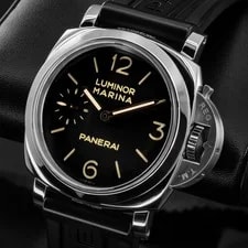 Panerai — Panerai Luminor Marina 1950 3 Days 47mm Black Dial PAM00422 Complete Extra Strap — Watch — resale