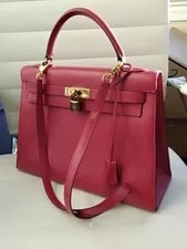 Hermès — Hermes Kelly Sellier 32 Vif Hardware U Stamp — Handbag — resale