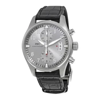 IWC — Pilot Spitfire Silver Dial Chronograph IW387809 — Watch — resale