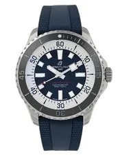Breitling — Breitling SuperOcean A17376 Date Stainless Steel 44MM Automatic — Watch — resale