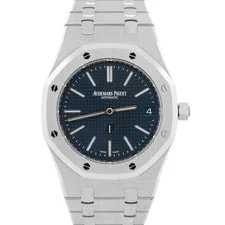 Audemars Piguet — NEW 2026 Papers Audemars Piguet Royal Oak Jumbo Extra Thin Blue 39mm 16202ST BOX — Watch — resale