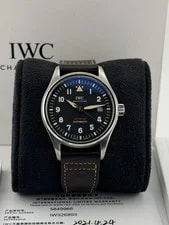 IWC — 2021 IWC Spitfire Pilot's Black Dial on Leather Strap IW326803 Complete — Watch — resale