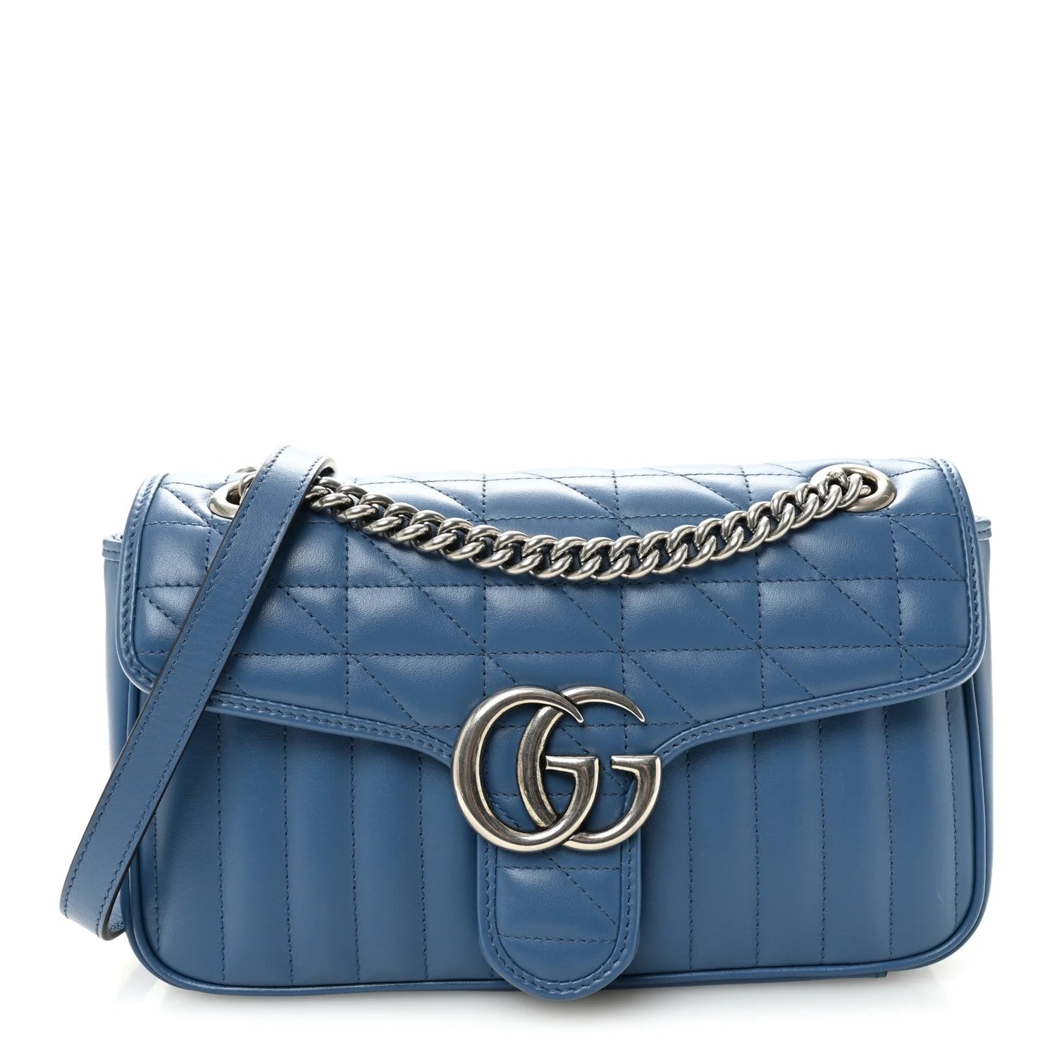 Gucci — Matelasse Aria Small GG Marmont Clear — Handbag — resale