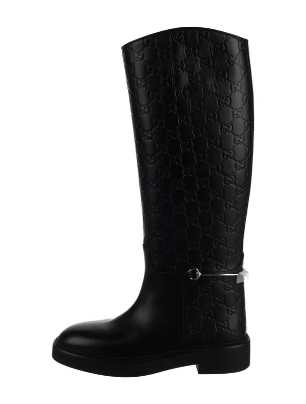 Gucci — Web Accent Riding W/ Tags — Designer Shoe — resale