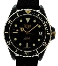 Heuer — Heuer (Pre-Tag) 37mm 1000 Series Black/ Gold Swiss - Ref: 980.029! — Watch — resale