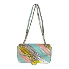 Gucci — Gucci GG Marmont Sequins 443497 Excellent — Handbag — resale