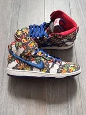 Nike SB — Size 9.5MEN Concepts X Nike SB Dunk Pro 2017 High Ugly Christmas Sweater Worn 1x — Sneaker — resale