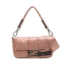 Fendi — Fendi Porter Yoshida Baguette Satchel Rose Gold — Handbag — resale