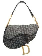 Dior — Christian Dior Trotter Pattern Saddle Semi- DustBag #T388 — Handbag — resale