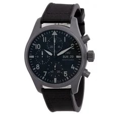 IWC — IWC Pilot's Chronograph Automatic Black Dial — Watch — resale