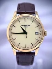 Patek Philippe — Patek Philippe Calatrava 5227J Ivory Dial 18K Yellow Gold - Full Set — Watch — resale