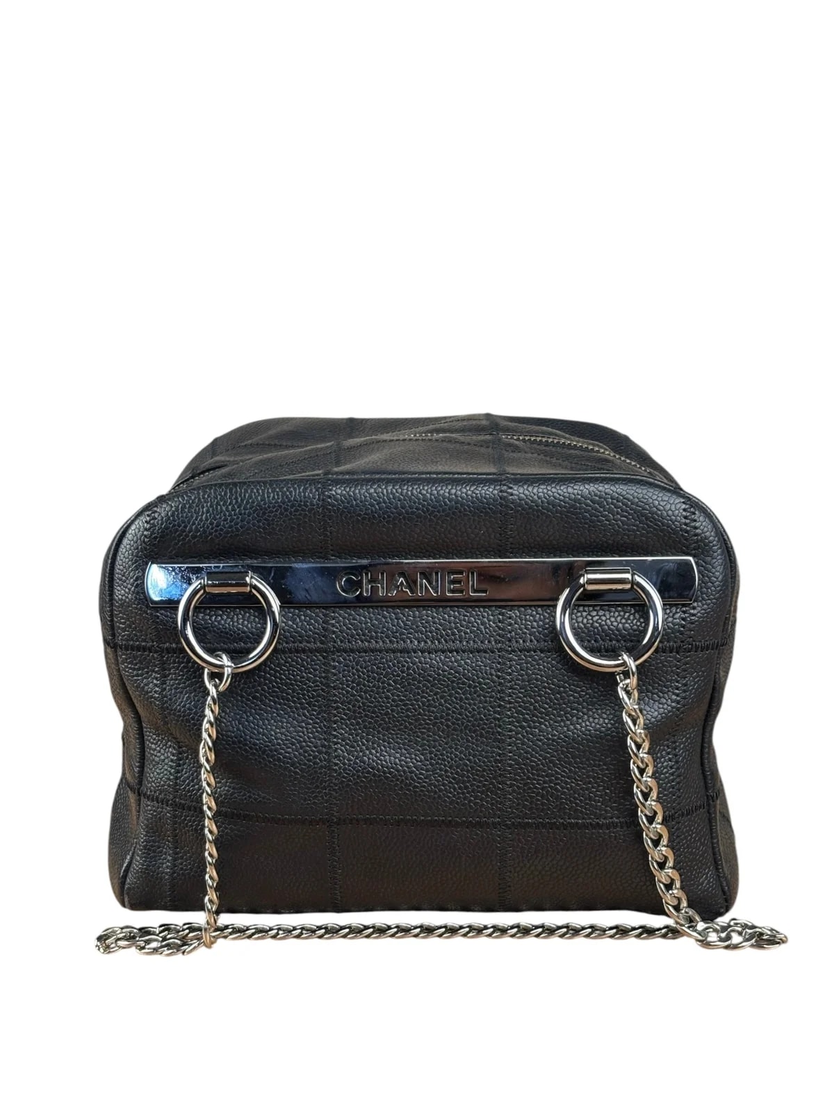 Chanel — Chanel Bar Square-Stitched Bowler 2005 — Handbag — resale