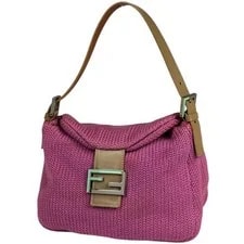 Fendi — Fendi Logo Mamma Baguette Fabric 26426 — Handbag — resale