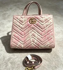Gucci — Gucci GG Marmont Matelasse Star Print 25 GHW Top Handle — Handbag — resale