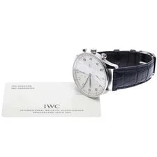 IWC — IWC Portugieser IW371417 41mm SS Silver #C17957 — Watch — resale