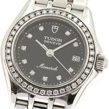 Tudor — Tudor Monarch 15810 Diamond Bezel 10P Diamond Quartz Watch_942994 — Watch — resale