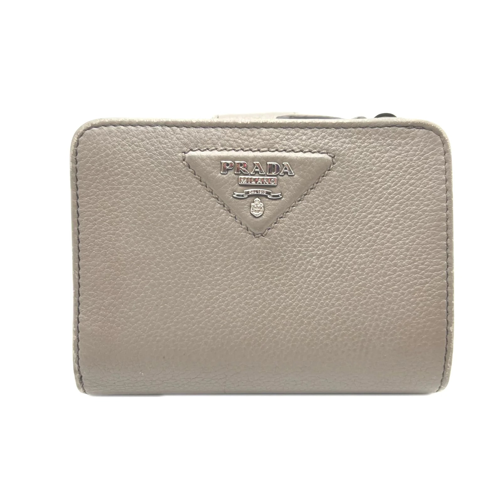 Prada — Prada Grayish Wallet (Bi-Fold) — Handbag — resale