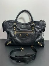 Balenciaga — Balenciaga Motorcycle Med Distressed Dut — Handbag — resale