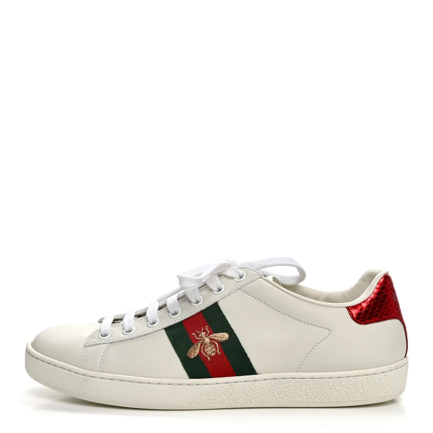 Gucci — Web Bee Embroidered Ace 37.5 — Sneaker — resale