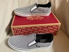 VANS — Vans Asher Deluxe Slip on Skate Shoes Summer Bk VN000CSYBLA — Sneaker — resale