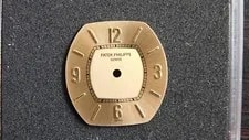 Patek Philippe — Dial Patek Philippe Dial Nos Original 19mm X 19mm Yellow Gold — Watch — resale