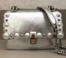 Fendi — Fendi Kan I Mini Studded Chain Crossbody 8M0381 — Handbag — resale
