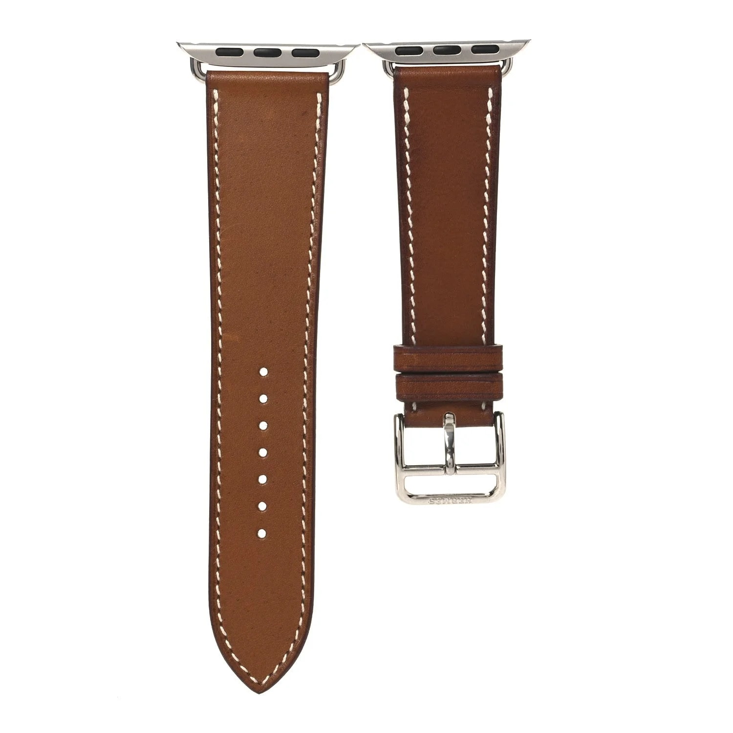 Hermès — Barenia 42mm Apple Single Tour Band Fauve — Watch — resale