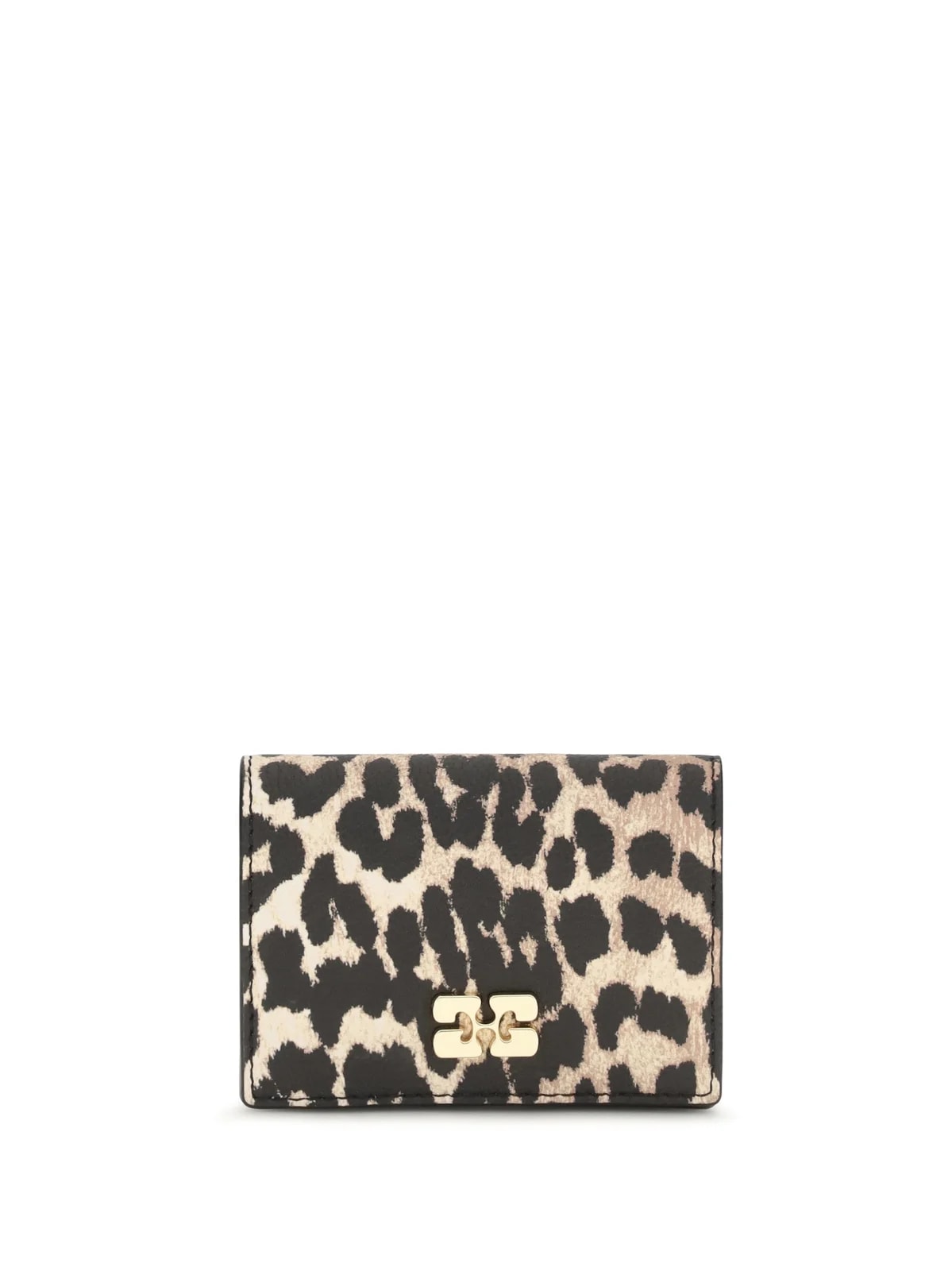 Ganni — Ganni Animal-Print Recycled Card Case — Wallets — Handbag — resale