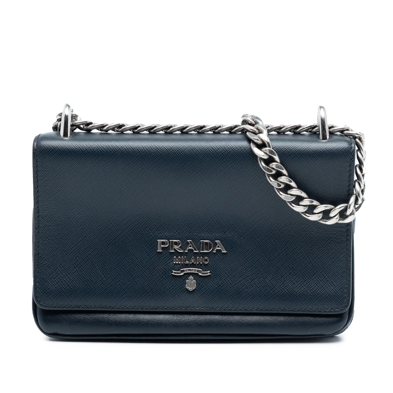 Prada — and City Calf Chain Crossbody — Handbag — resale