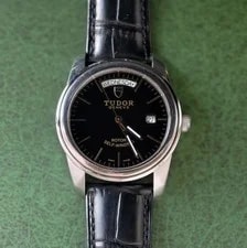 Tudor — Tudor Black Dial Glamour M56003-0040 Automatic 39mm Day Date — Watch — resale