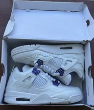 Jordan — Jordan Air 4 Retro Metallic Court Mid Top — Sneaker — resale