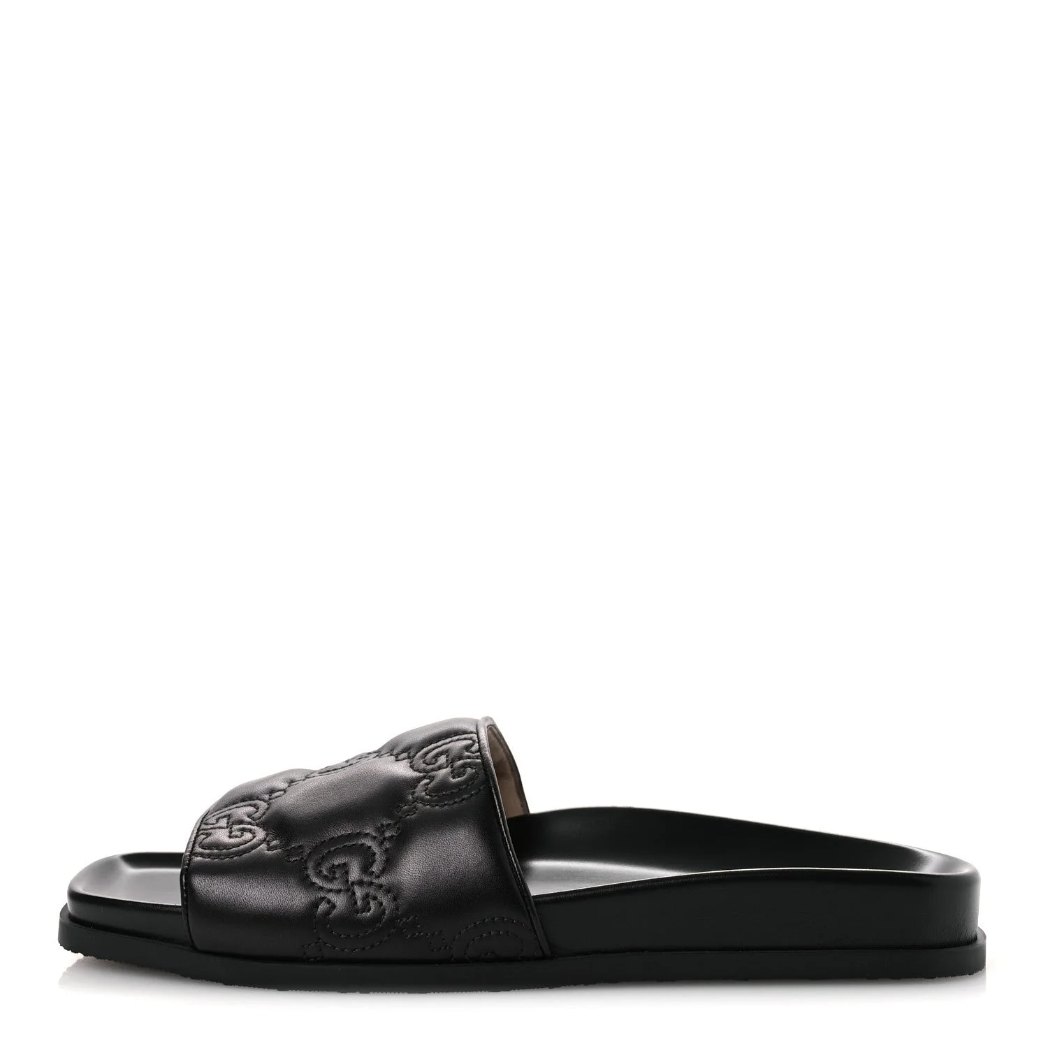 Gucci — GG Matelasse Slide 42 — Designer Shoe — resale