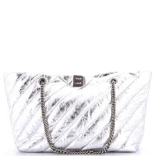 Balenciaga — Balenciaga Crush Carry All Chain Quilted Medium — Handbag — resale