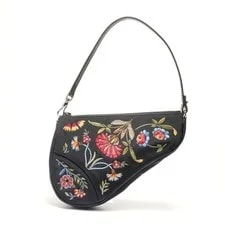 Dior — Authentic Christian Dior Embroidered Mini Saddle W... — Handbag — resale