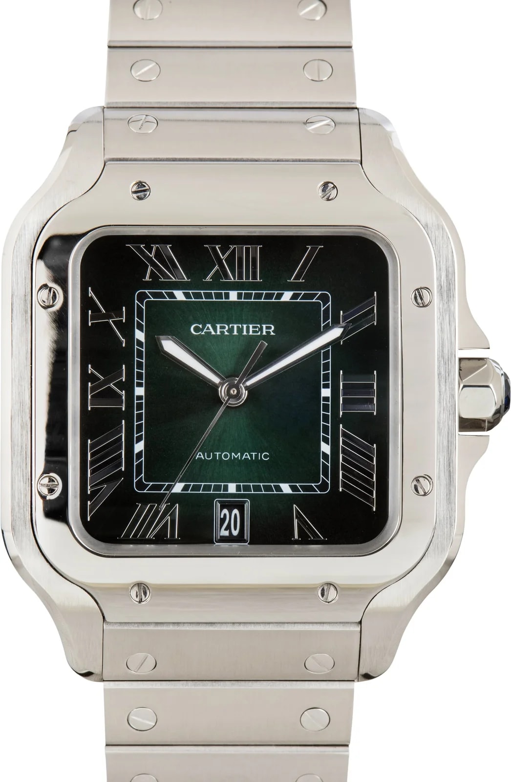 Cartier — Santos de Cartier WSSA0062 Green Dial — Watch — resale