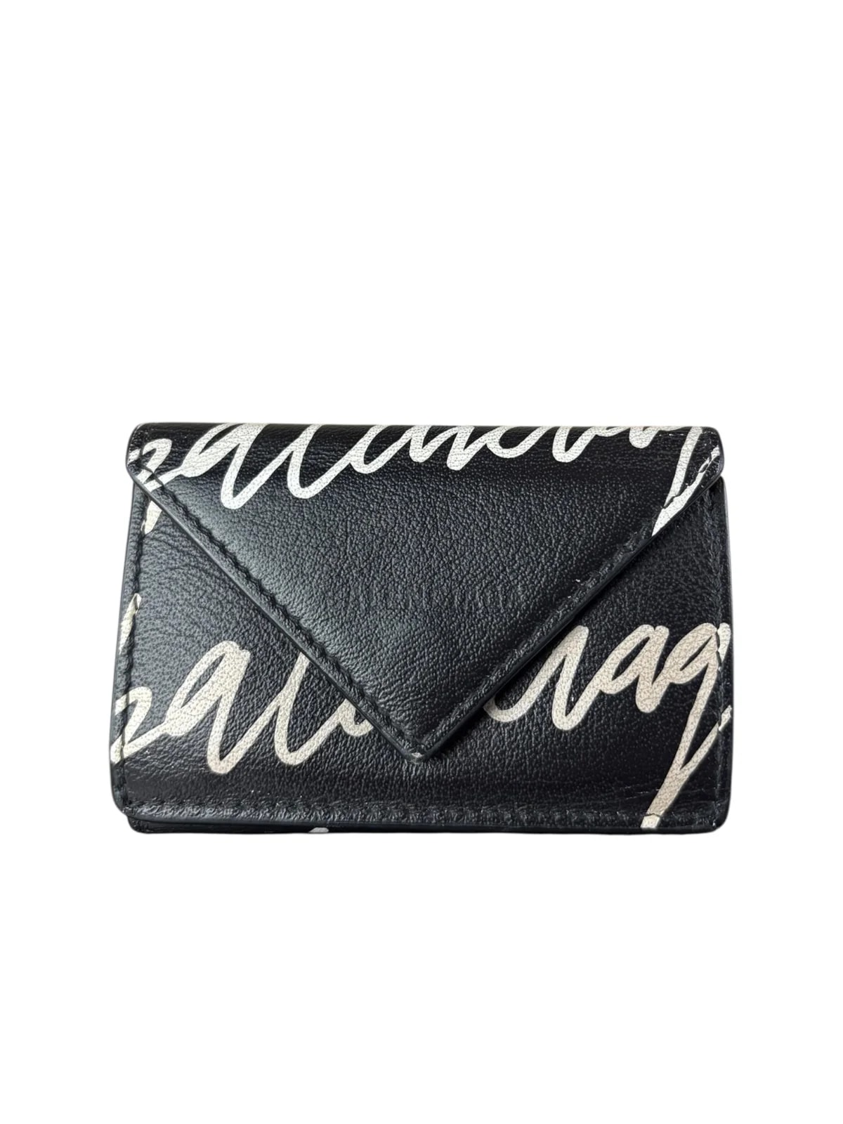 Balenciaga — Balenciaga Papier Graffiti Trifold Wallet — Handbag — resale