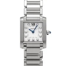 Cartier — Cartier Tank Francaise SM WE110006 Silver/diamond 738196 — Watch — resale