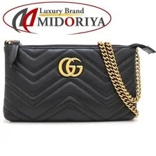 Gucci — Gucci GG Marmont 443447 Chain Wallet 353331 U — Handbag — resale