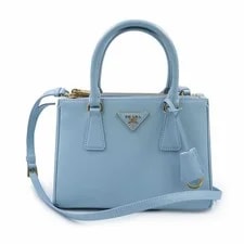 Prada — Prada 1BA896 Galleria Small LUX Celeste — Handbag — resale