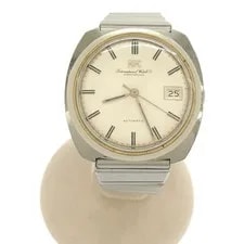 IWC — IWC Schaffhausen Old International Silver Dial Strap — Watch — resale
