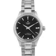 Tudor — Tudor Style 34mm Diamond Black Dial M12300-0004 Automatic Swiss — Watch — resale