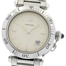 Cartier — Cartier Pasha 38MM W3102755 Date Silver Dial Automatic Watch_963331 — Watch — resale