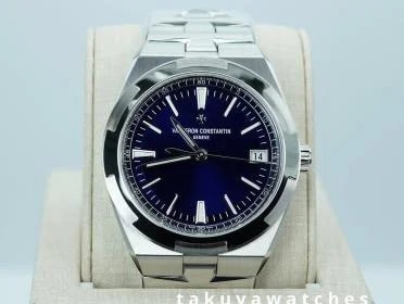 Vacheron Constantin — Vacheron Constantin Overseas 4520V Stainless Steel Blue Dial Stickers — Watch — resale