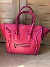 Celine — Auth Celine Luggage Coquelico Genuine Condition Excellent — Handbag — resale