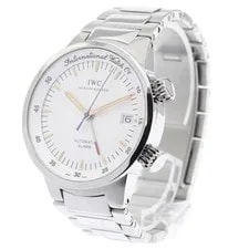 IWC Schaffhausen — IWC Schaffhausen GST Alarm IW353703 40mm SS Silver Dial Automatic Date #C133 — Watch — resale