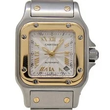 Cartier — Cartier 2423 W20045C4 Santos Galbee Steel & Gold Automatic #2421-1 — Watch — resale